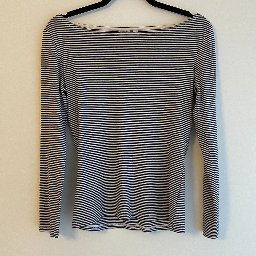 Vintage boatneck long sleeve